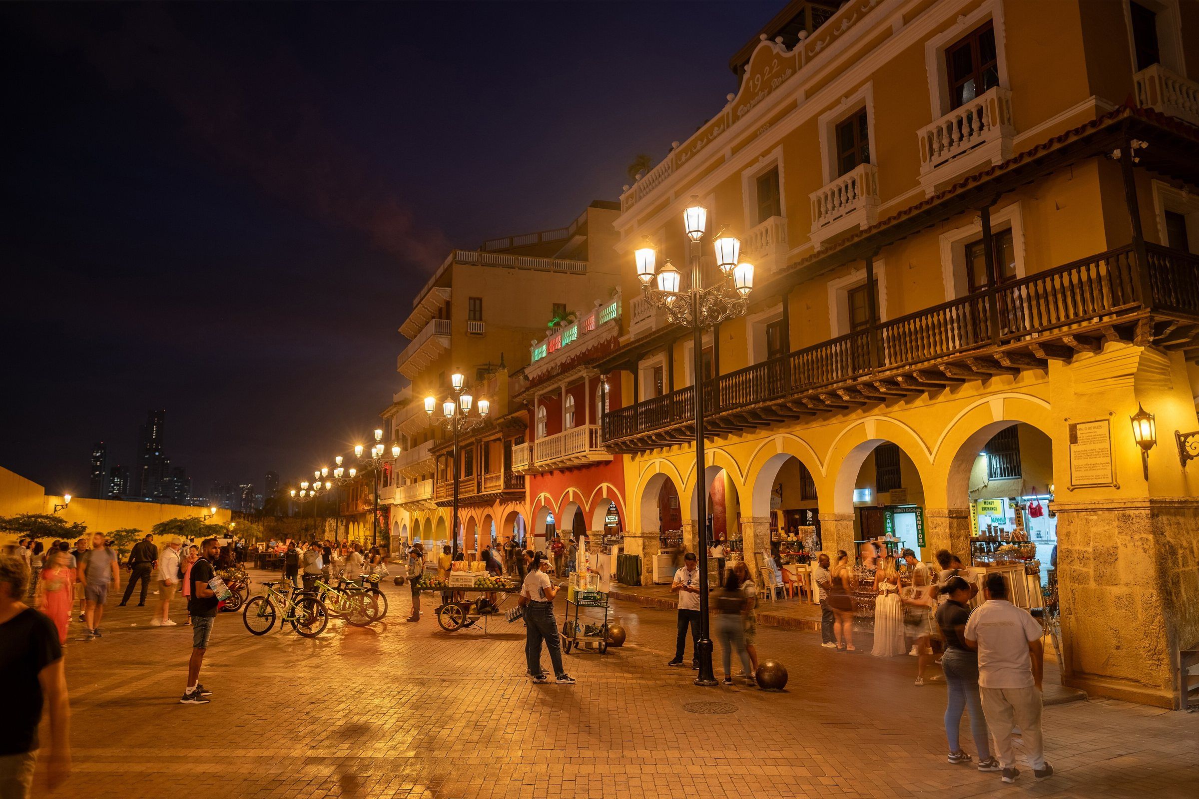 Praça dos Coches, em Cartagena, na Colômbia
