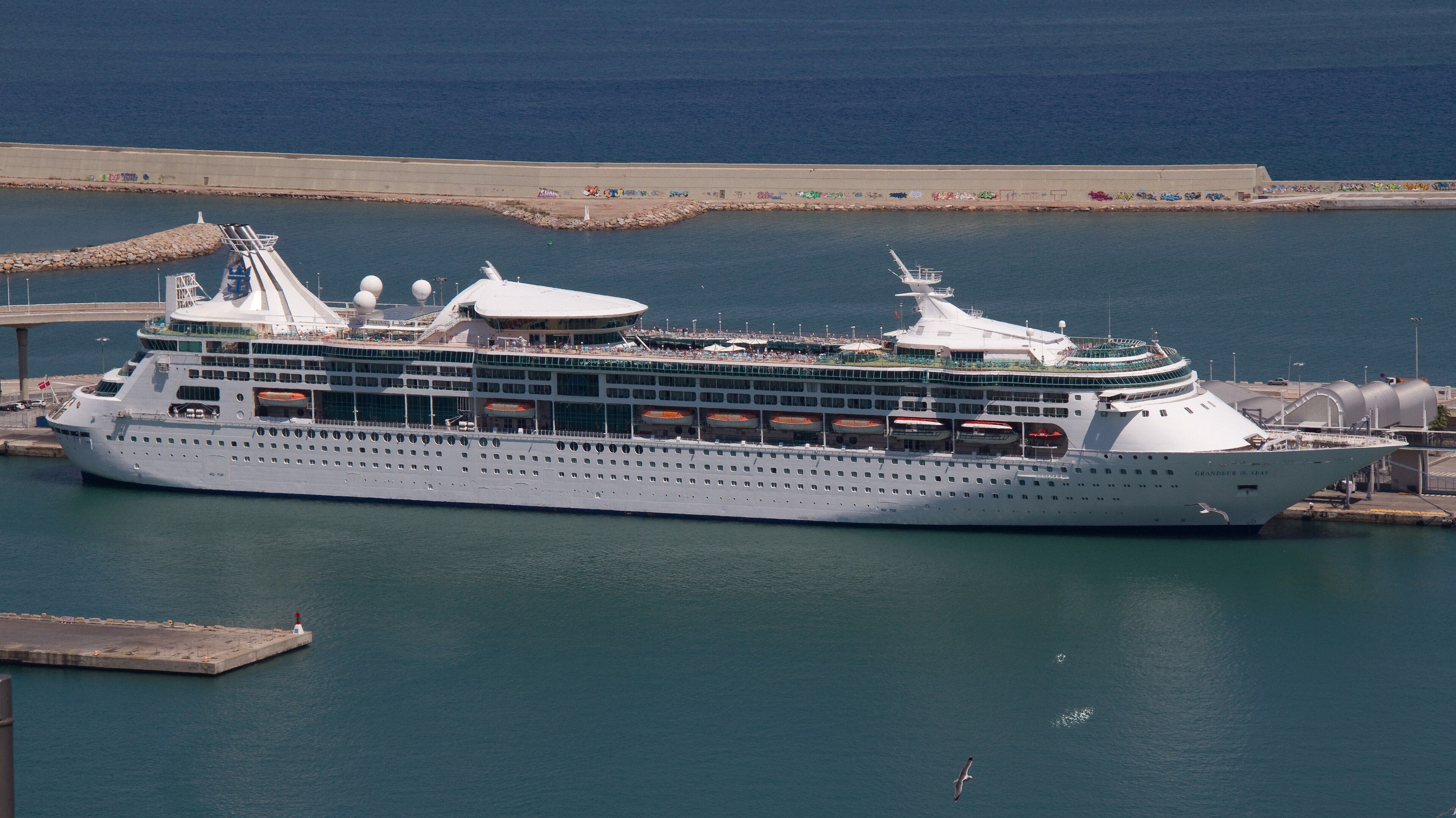 Navio Grandeur of the Seas no mar